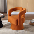 Fauteuils d'appoint pivotants à 360 degrés rembourrés Boucle de HOMEFUN