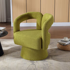 Fauteuils d'appoint pivotants à 360 degrés rembourrés Boucle de HOMEFUN