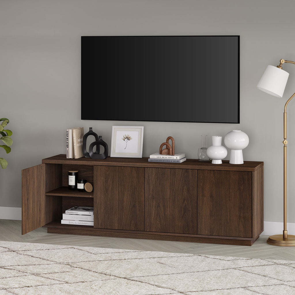 Meuble TV rectangulaire Hanson pour téléviseurs jusqu'à 75