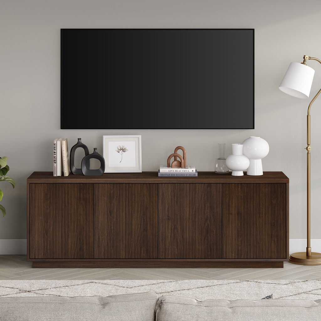 Meuble TV rectangulaire Hanson pour téléviseurs jusqu'à 75
