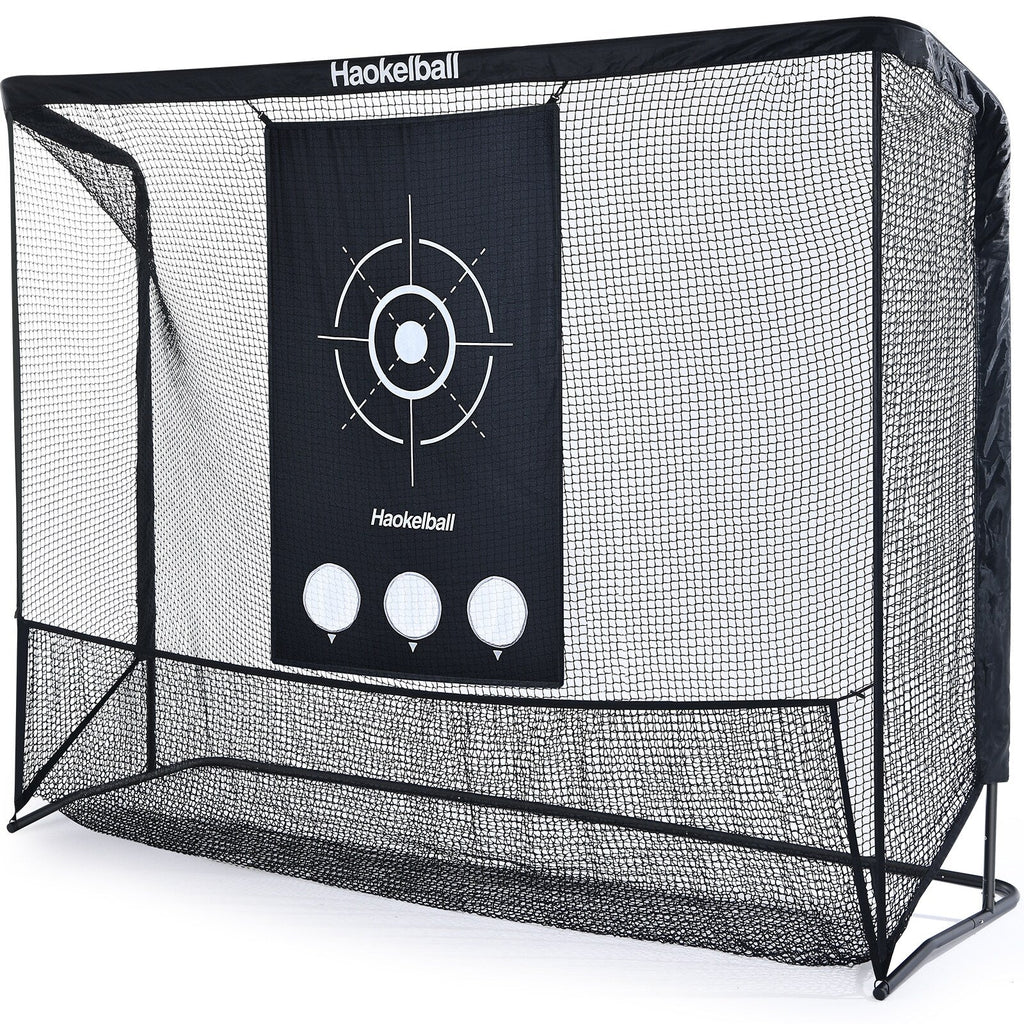 Filet de golf Haokelball 10x7,5 pieds Filet d'entraînement de golf avec tissu cible Filet de frappe de golf robuste