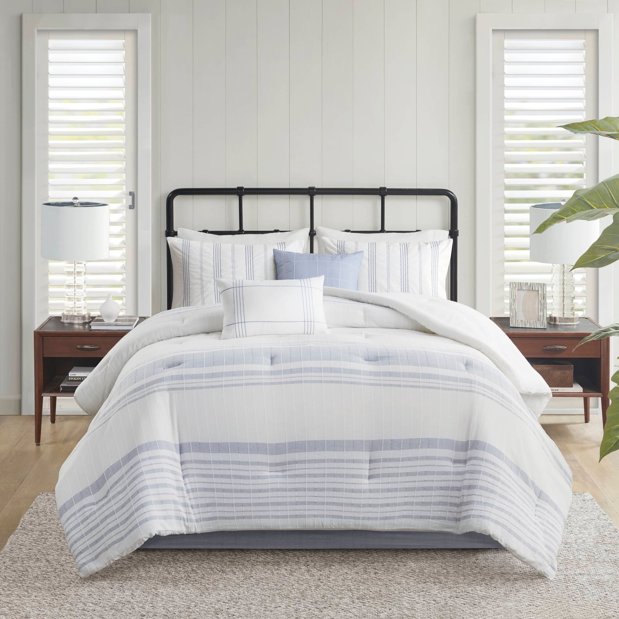 Ensemble de couette surdimensionnée en coton jacquard Harbor House Morgan, 6 pièces