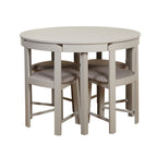 Ensemble de salle à manger rond compact Harrisburg Tobey 5 pièces