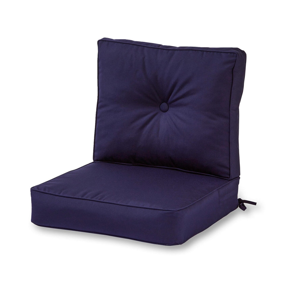 Ensemble de coussins d'extérieur à siège profond Sunbrella de qualité supérieure, 2 pièces