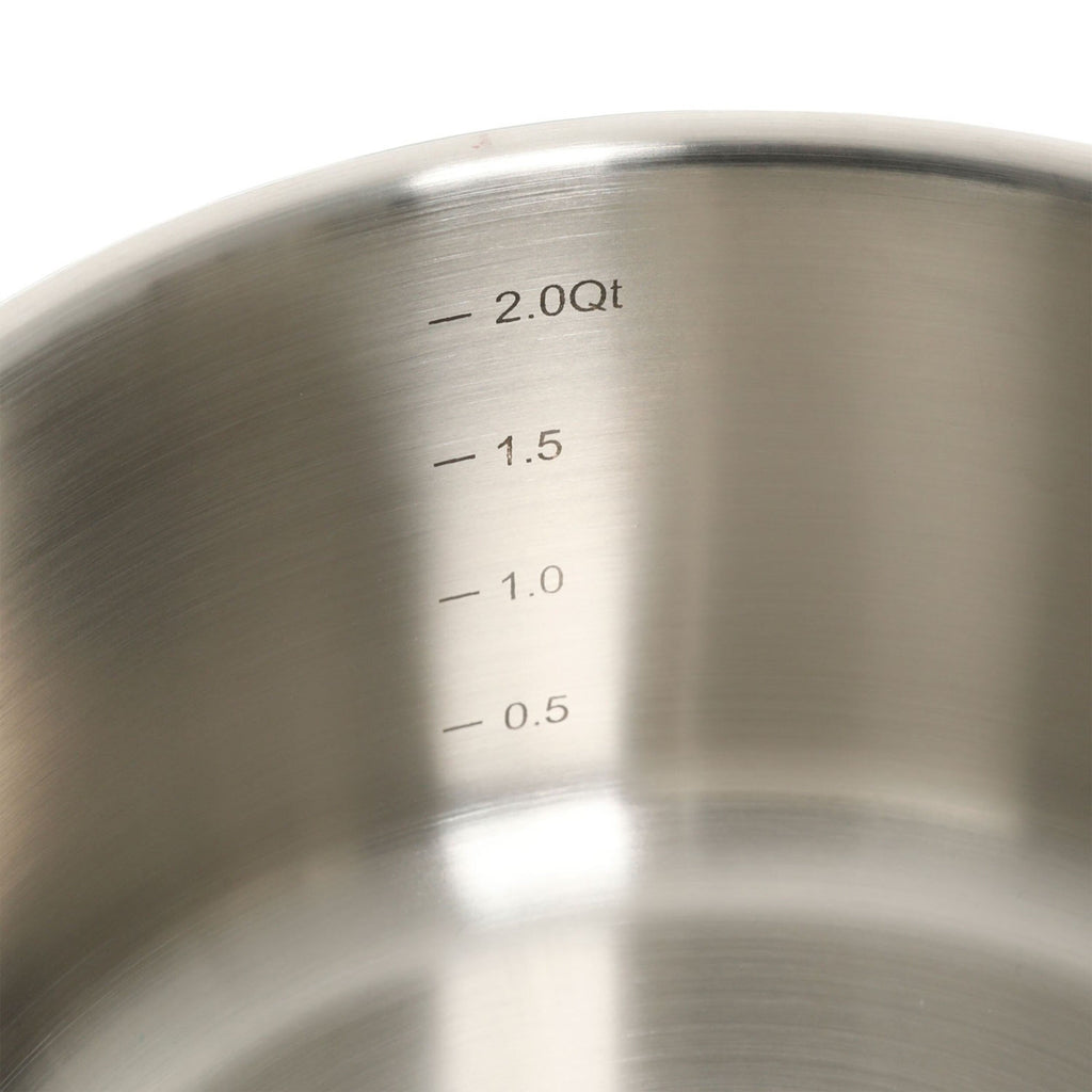 Batterie de cuisine robuste en acier inoxydable, 10 pièces