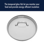 Batterie de cuisine en acier inoxydable Henckels Clad H3 10 pièces