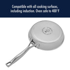 Batterie de cuisine en acier inoxydable Henckels Clad H3 10 pièces