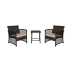 Ensemble de patio bistro en osier Heritage Outdoor 3 pièces
