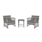 Ensemble de patio bistro en osier Heritage Outdoor 3 pièces