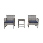 Ensemble de patio bistro en osier Heritage Outdoor 3 pièces