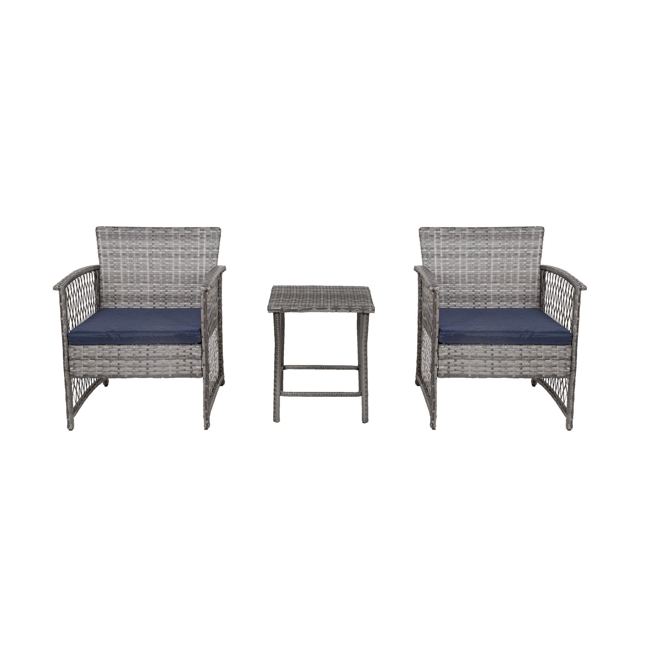 Ensemble de patio bistro en osier Heritage Outdoor 3 pièces