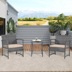 Ensemble de patio bistro en osier Heritage Outdoor 3 pièces