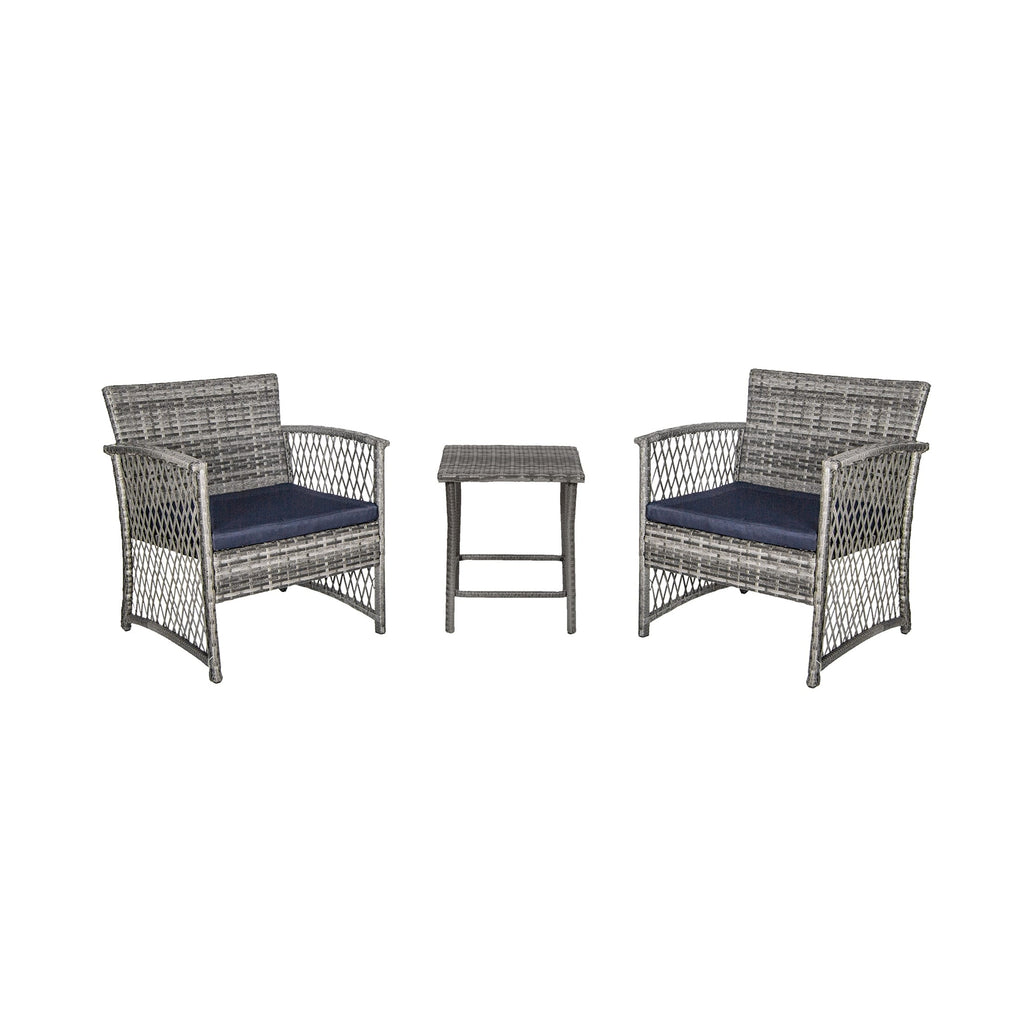 Ensemble de patio bistro en osier Heritage Outdoor 3 pièces