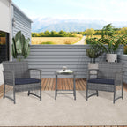 Ensemble de patio bistro en osier Heritage Outdoor 3 pièces