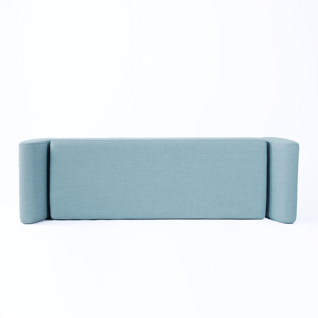 Banc de rangement moderne Sherpa avec pieds en bois HomePop