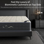 Matelas hybride double face luxueux SweDrea de 14 po – Ferme/Mince, certifié CertiPUR-US, SGS et OEKO-TEX