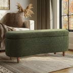 Banc d'appoint de rangement incurvé de style boucle INK IVY Bailey