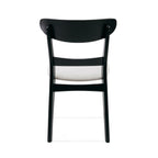 Chaise de salle à manger Abrielle en bois d'hévéa rembourrée de style milieu de siècle (lot de 2) par Christopher Knight Home