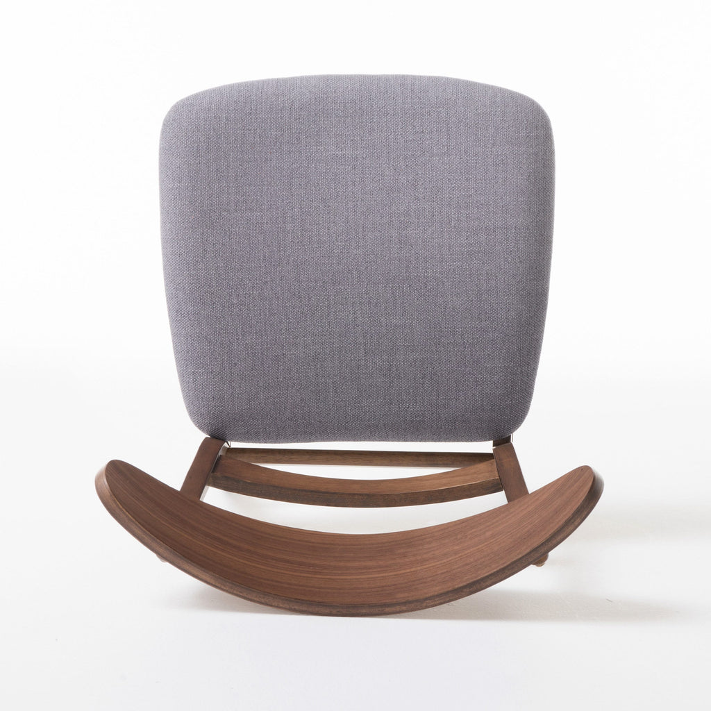 Chaise de salle à manger Abrielle en bois d'hévéa rembourrée de style milieu de siècle (lot de 2) par Christopher Knight Home