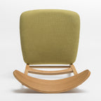 Chaise de salle à manger Abrielle en bois d'hévéa rembourrée de style milieu de siècle (lot de 2) par Christopher Knight Home