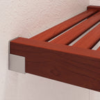 Système de placard intégré Simplicity en bois massif John Louis Home en acajou rouge