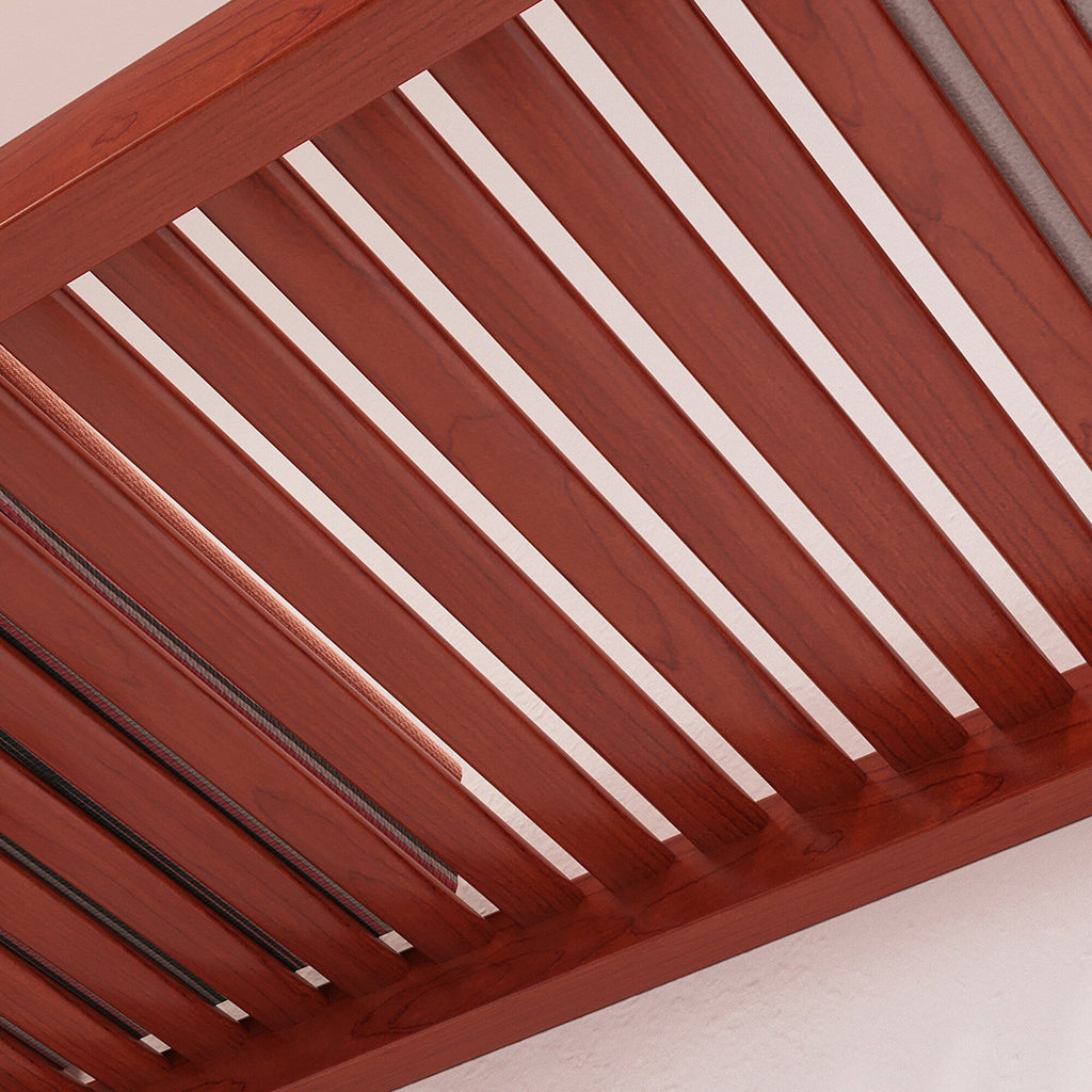 Système de placard intégré Simplicity en bois massif John Louis Home en acajou rouge