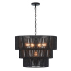 Suspension bohème KAWOTI largeur 26, 5 lumières, 4 niveaux