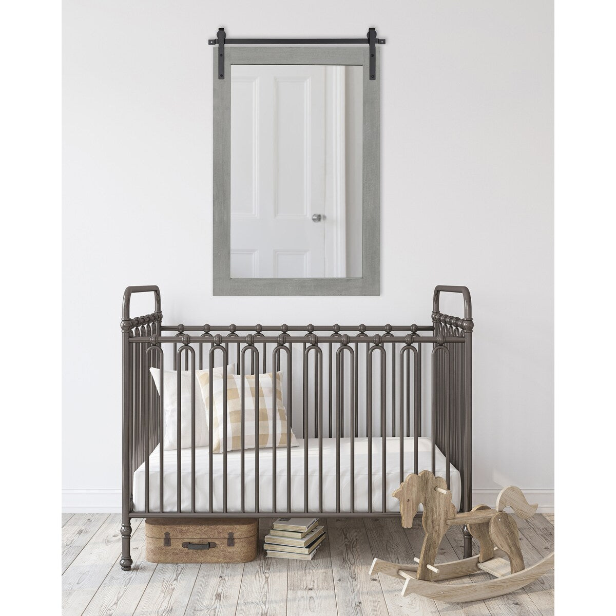 Miroir mural rectangulaire rustique Kate et Laurel Cates