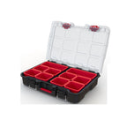 Boîte à outils mobile 3 pièces Keter Stack-n-Roll, rangement et organisation d'outils, système de boîte à outils modulaire en résine durable