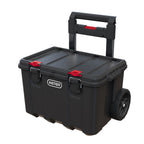 Boîte à outils mobile 3 pièces Keter Stack-n-Roll, rangement et organisation d'outils, système de boîte à outils modulaire en résine durable