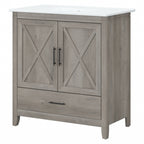 Meuble-lavabo Key West 32 W avec lavabo par Bush Furniture