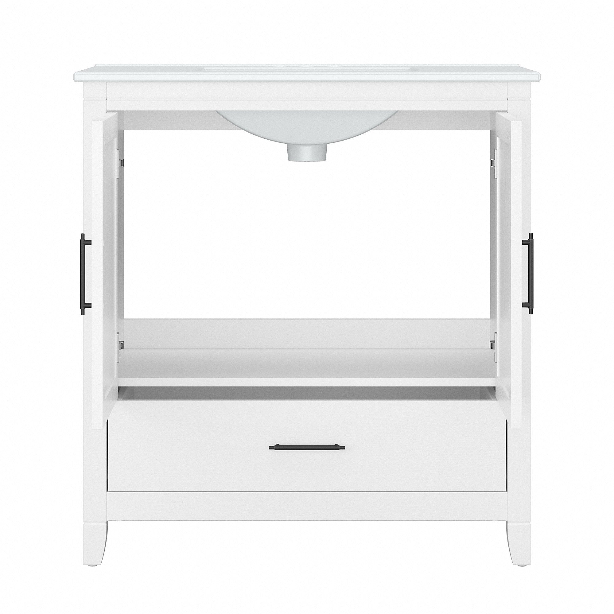 Meuble-lavabo Key West 32 W avec lavabo par Bush Furniture