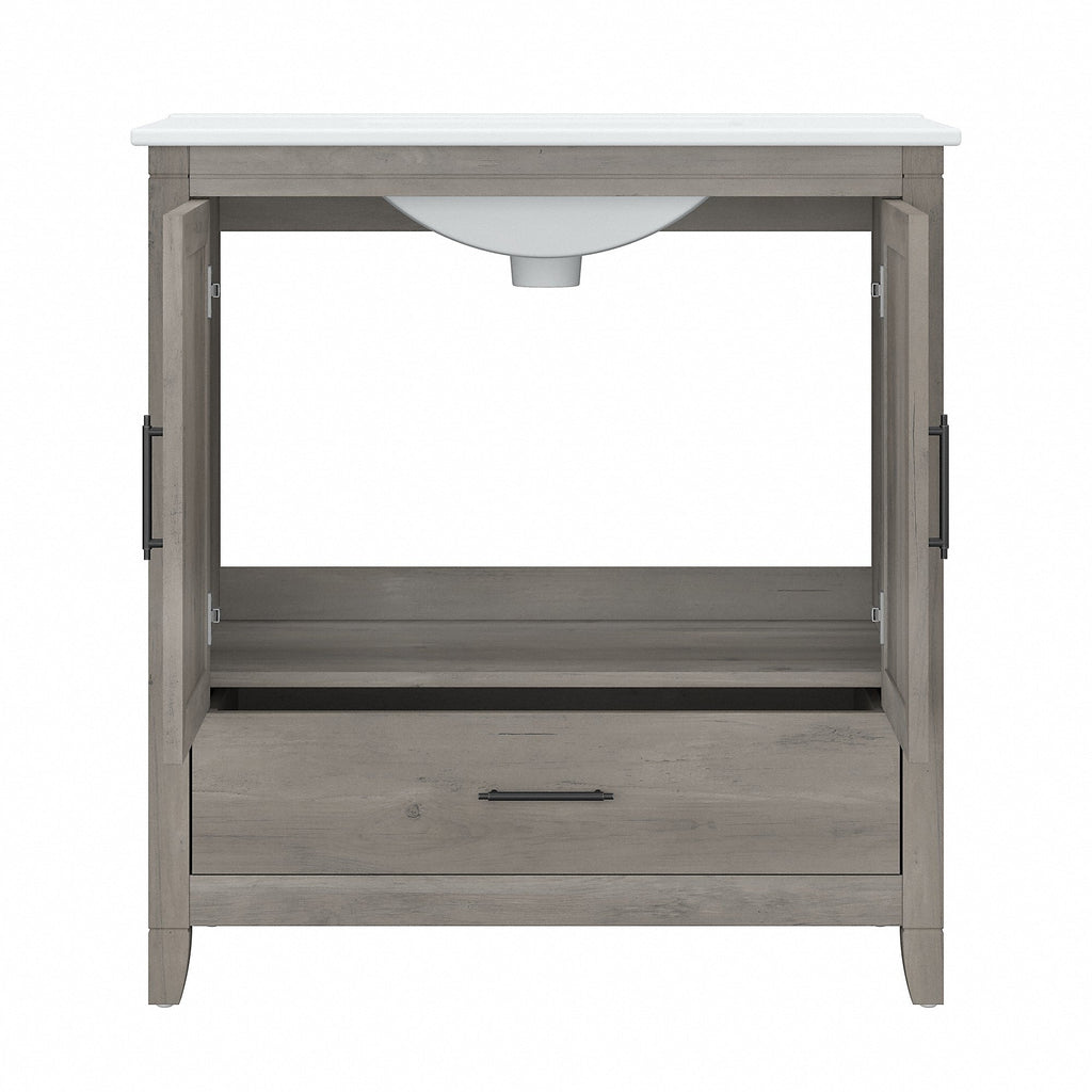 Meuble-lavabo Key West 32 W avec lavabo par Bush Furniture