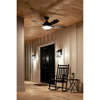 Ventilateur de plafond Kichler Cameron 52 à 5 pales à LED avec télécommande