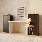 Armoire de rangement pour cuisine, garde-manger, armoire de rangement de salle de bain indépendante avec 2 portes et tiroirs