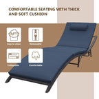 Ensemble de chaises longues d'extérieur 3 pièces Kullavik