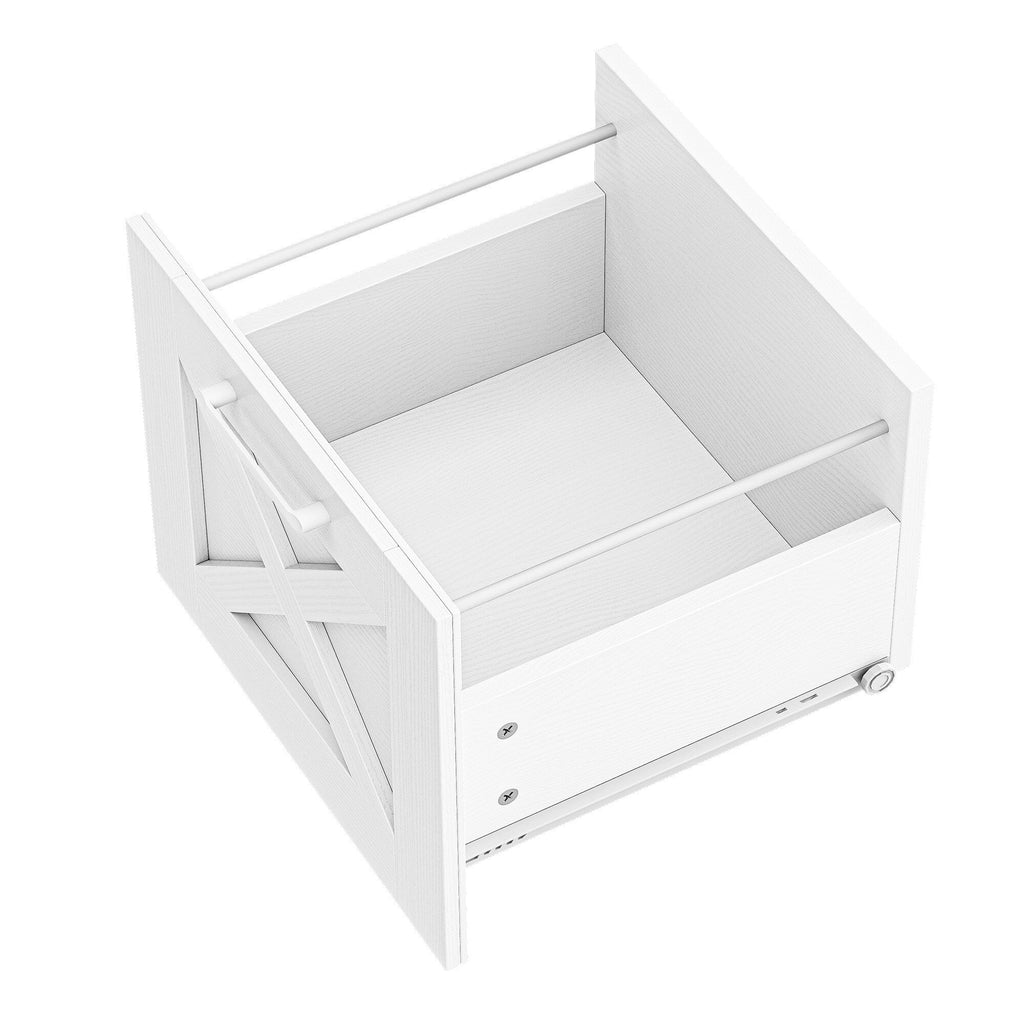 Bureau de jeu d'angle Moasis en L de 59 pouces avec support pour écran