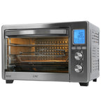 Four grille-pain de comptoir LNC 12 en 1 de grande capacité (34 pintes), convection, rôtissoire et friteuse à air - 19,5 L x 15 l x 12,5 H