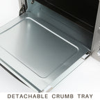Four grille-pain de comptoir LNC 12 en 1 de grande capacité (34 pintes), convection, rôtissoire et friteuse à air - 19,5 L x 15 l x 12,5 H