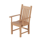 Ensemble de salle à manger d'extérieur Polytrends Laguna en PEHD, toutes saisons, avec table ronde et fauteuils (5 pièces)