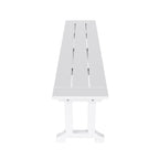 Banc de terrasse extérieur Polytrends Laguna en PEHD toutes saisons 65