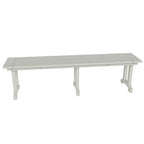 Banc de terrasse extérieur Polytrends Laguna en PEHD toutes saisons 65
