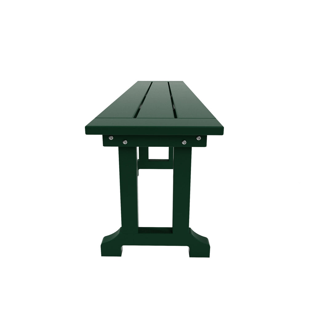 Banc de terrasse extérieur Polytrends Laguna en PEHD toutes saisons 65