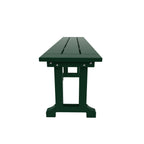 Banc de terrasse extérieur Polytrends Laguna en PEHD toutes saisons 65