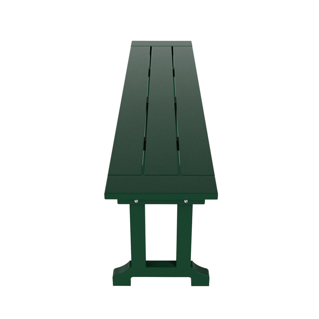 Banc de terrasse extérieur Polytrends Laguna en PEHD toutes saisons 65