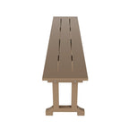 Banc de terrasse extérieur Polytrends Laguna en PEHD toutes saisons 65