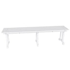 Banc de terrasse extérieur Polytrends Laguna en PEHD toutes saisons 65