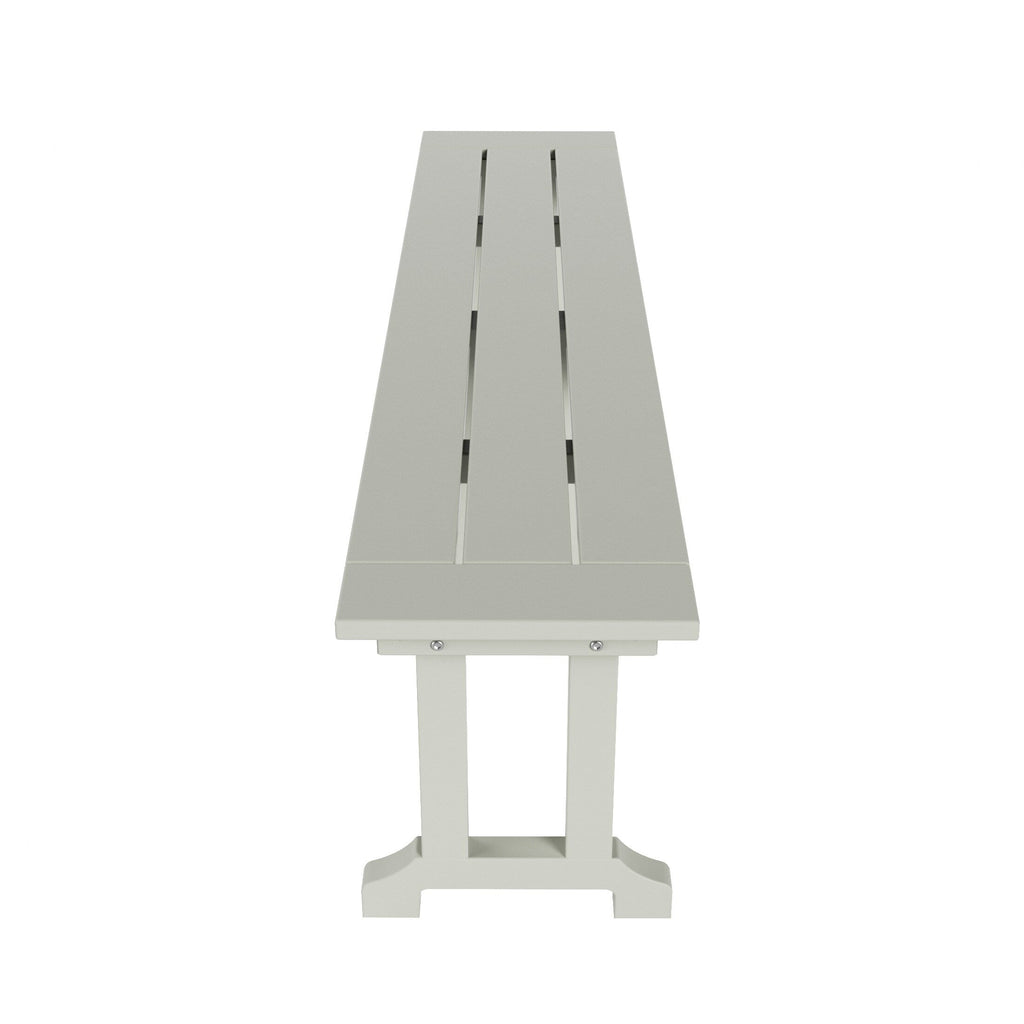 Banc de terrasse extérieur Polytrends Laguna en PEHD toutes saisons 65