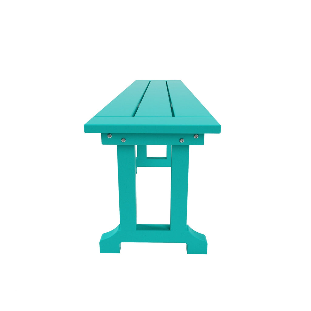 Banc de terrasse extérieur Polytrends Laguna en PEHD toutes saisons 65