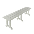 Banc de terrasse extérieur Polytrends Laguna en PEHD toutes saisons 65